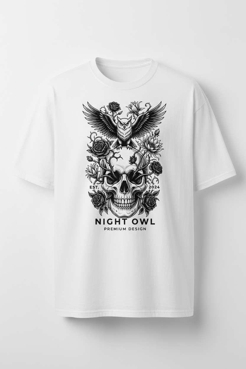 Branded Poster White Tee